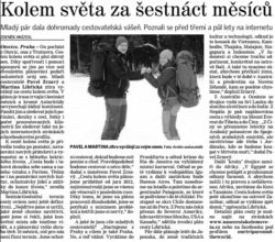 Karlovarsky denik - zacatek cesty