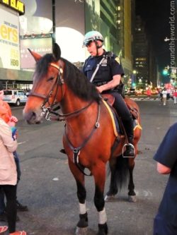 Policista na Times Square
